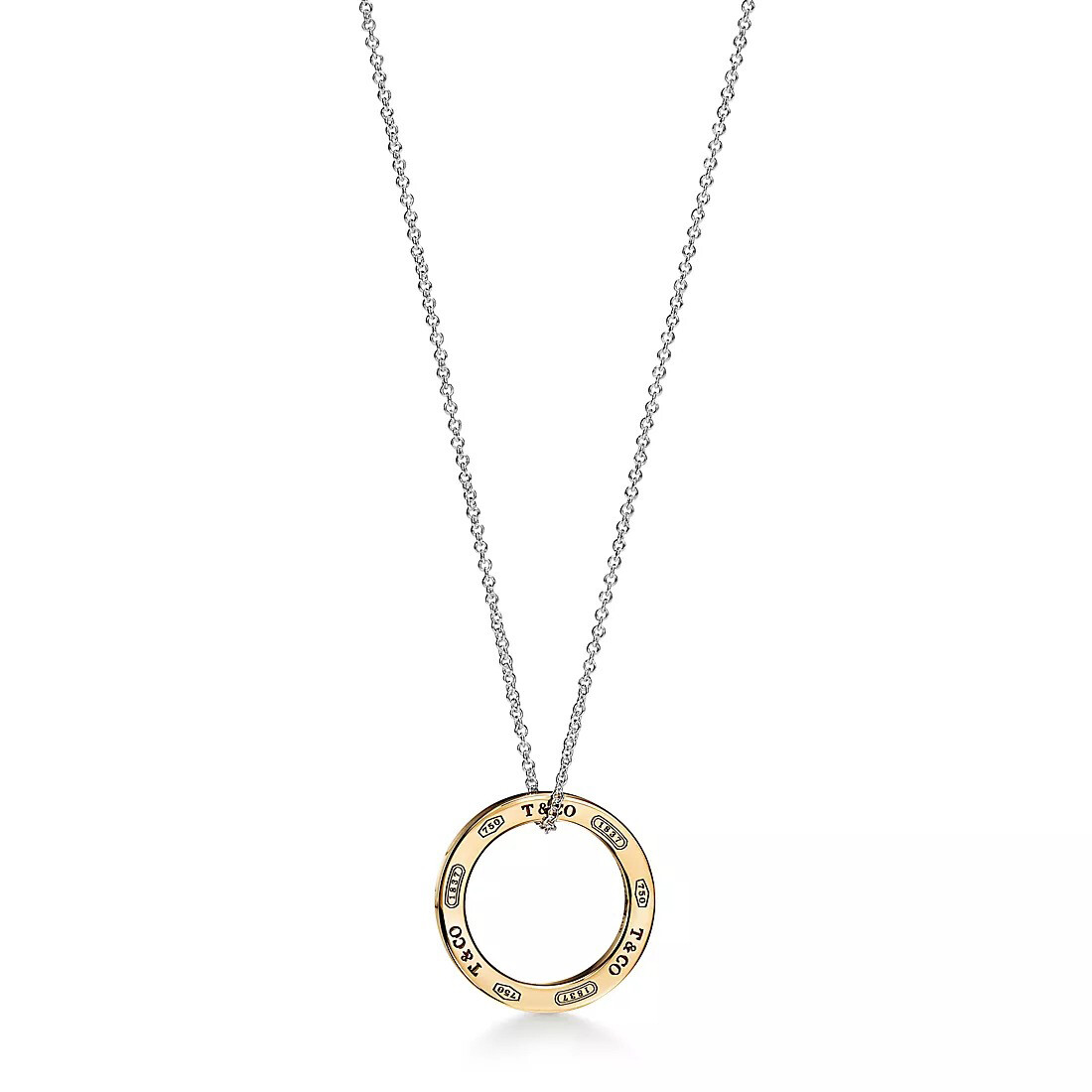 

Подвеска Tiffany & Co. Tiffany 1837 Circle, серебро/золото