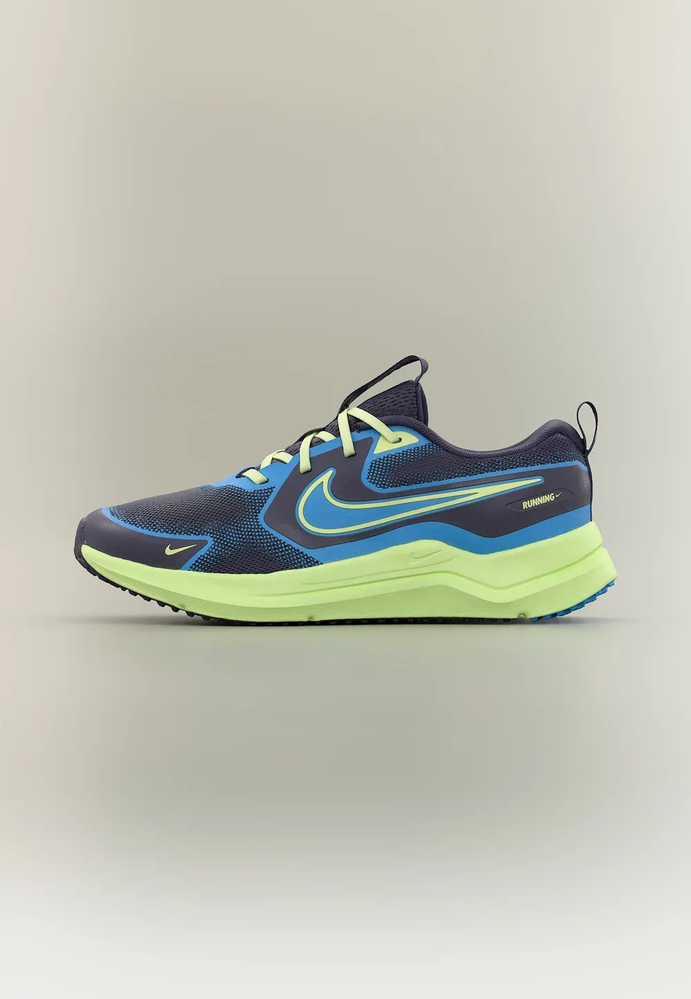 Кроссовки Cosmic Runner унисекс для бега по улицам Nike Performance, Dark Raisin/University Blue/Light Liquid Lime/White
