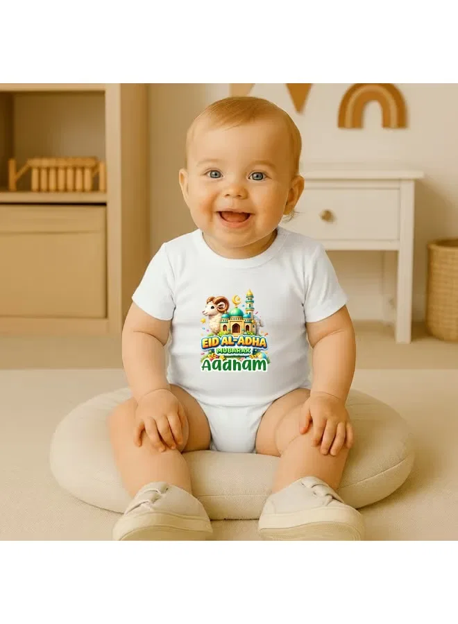 Боди-комбинезон с принтом на заказ Printshop4Me, белый — фото 4