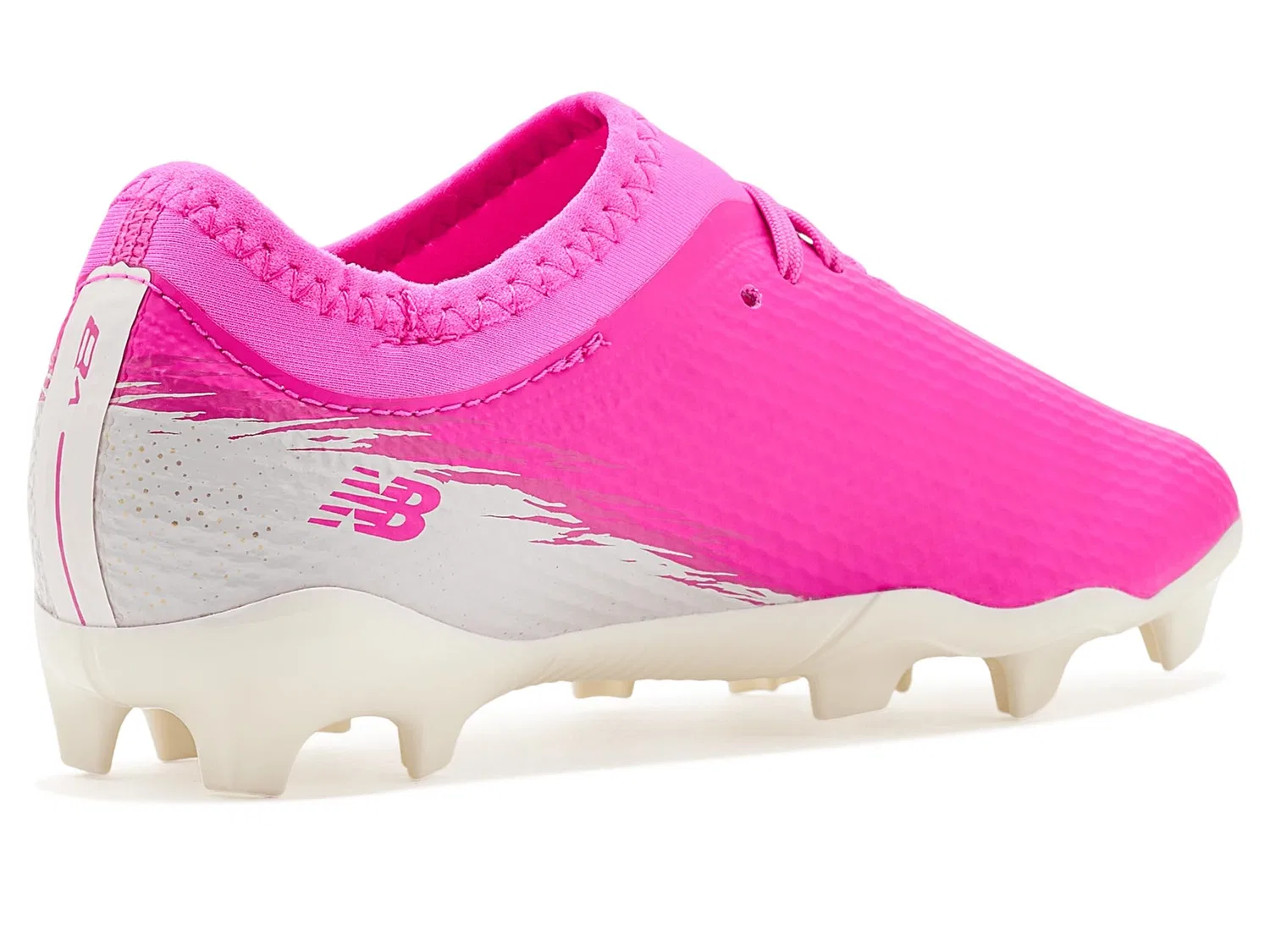 Бутсы Furon Team Junior FG V8 (для младенцев, малышей и маленьких детей) New Balance Kids, Pink Heat/Sea Salt — фото 4