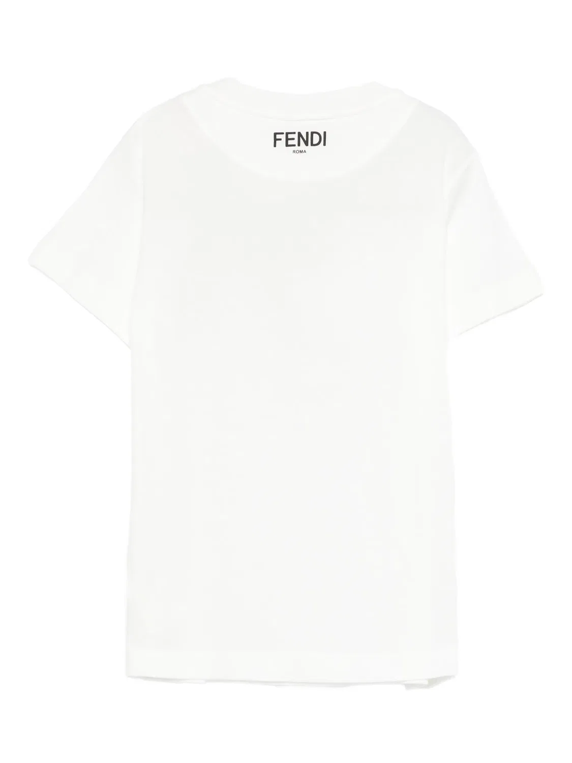 Футболка с принтом банта FENDI, белый — фото 2