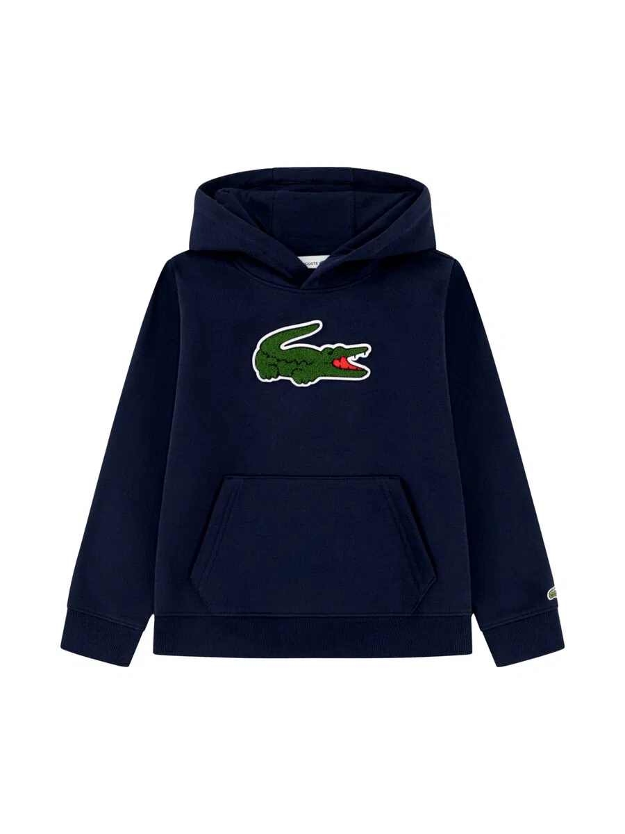 Толстовка LACOSTE темно-синего цвета