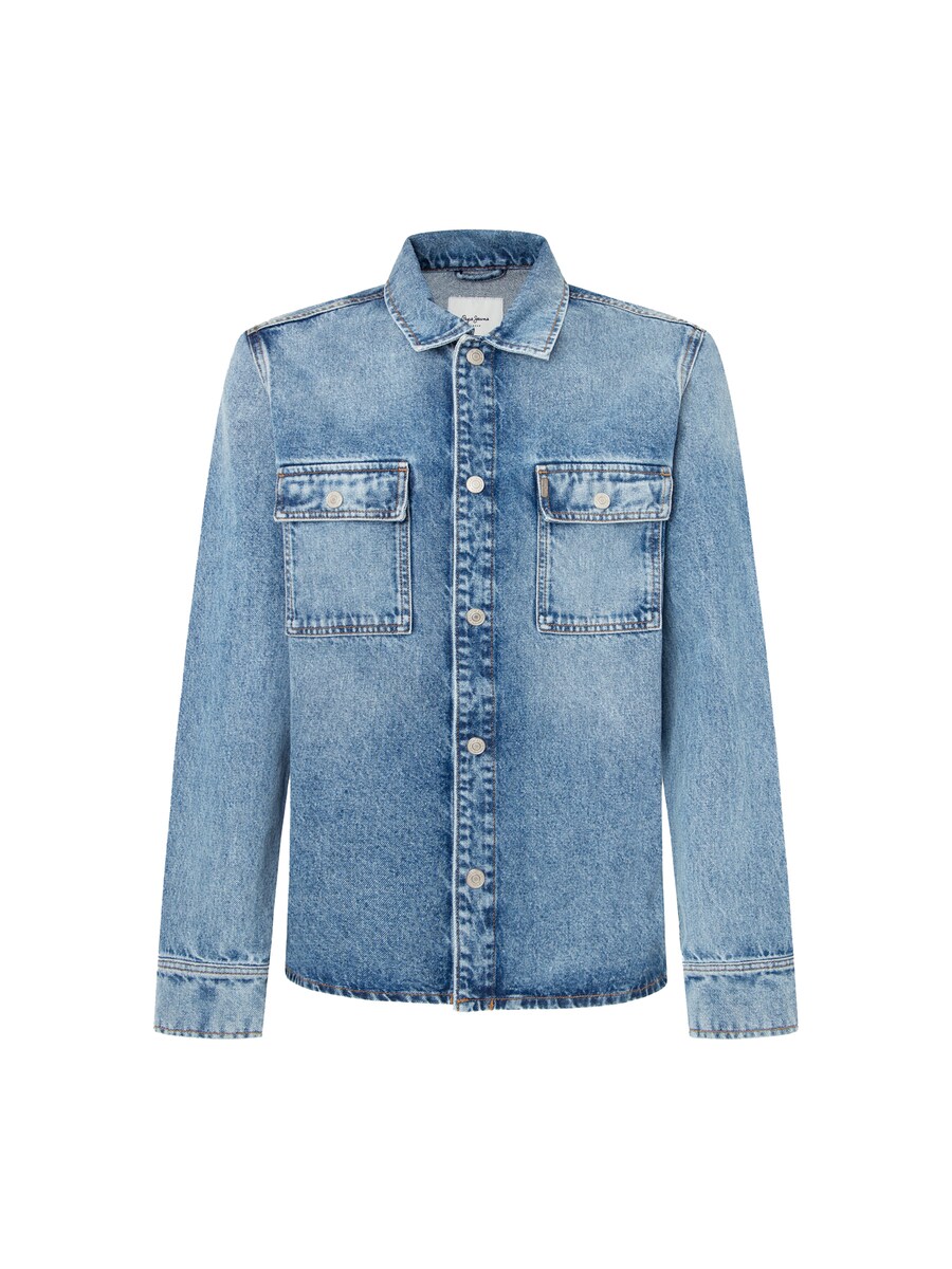 

Межсезонная куртка обычного кроя Pepe Jeans, синий деним