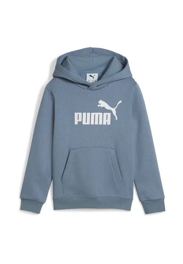 Худи с капюшоном из хлопка и полиэстера Ess no. 1 logo hoodie unisex Puma, Cool Blue, синий — фото 4