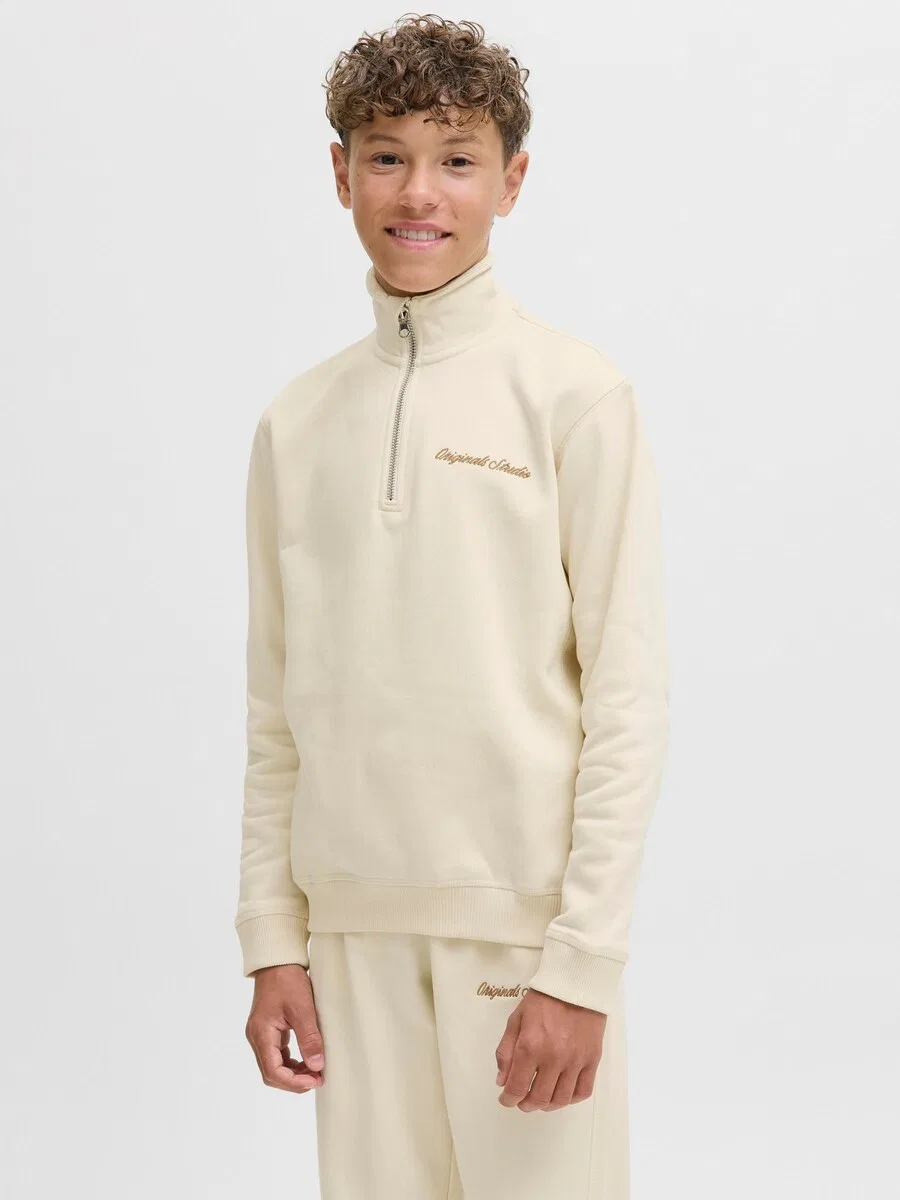 Детская толстовка 'JORNorrebro' из белой шерсти Jack & Jones Junior — фото 2
