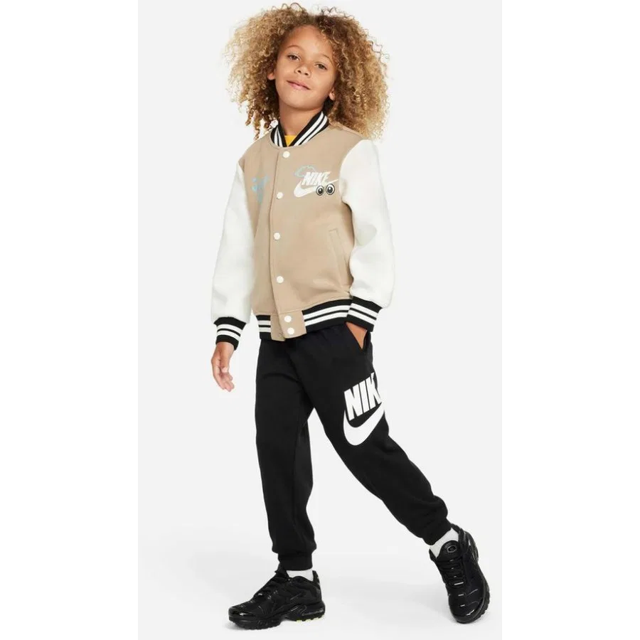 Детские спортивные брюки Nike Club Ft Hbr Jogger, Черный — фото 3
