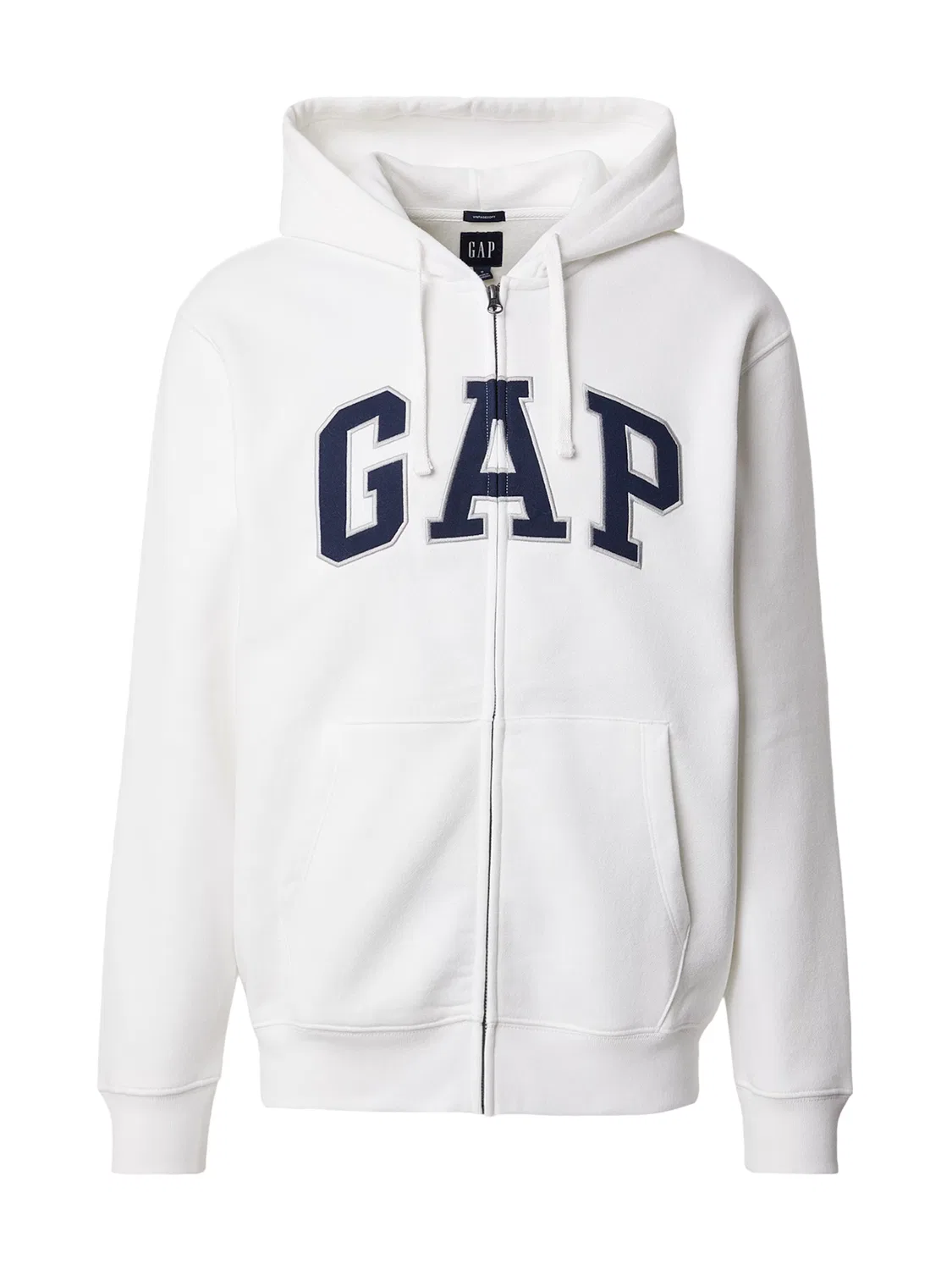 Толстовка на молнии Gap белого цвета
