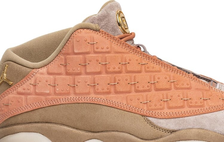 Кроссовки CLOT x Air Jordan 13 Retro Low NRG Terracotta, оранжевый — фото 2