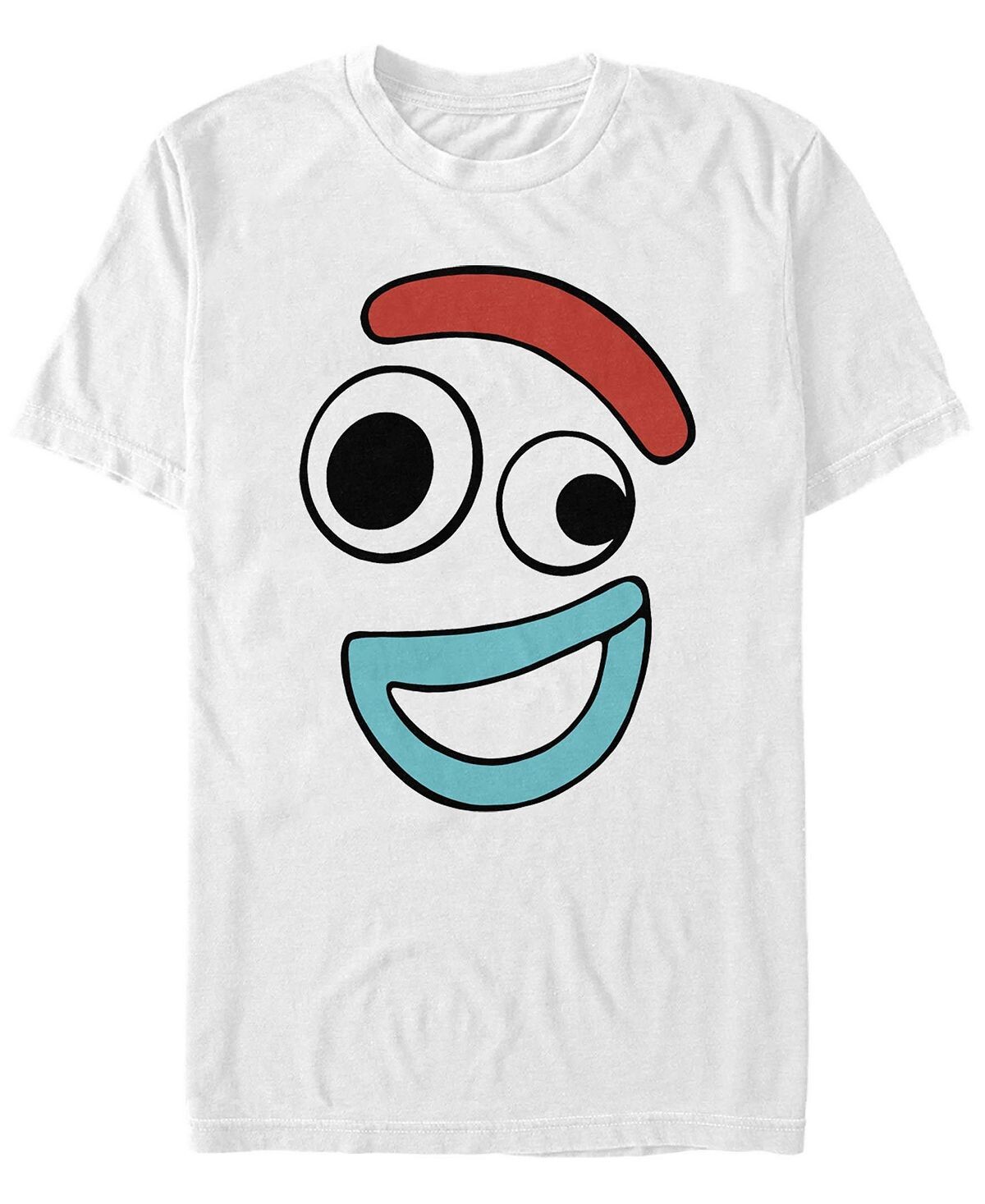 

Мужская футболка smiling forky с круглым вырезом и короткими рукавами Fifth Sun, белый