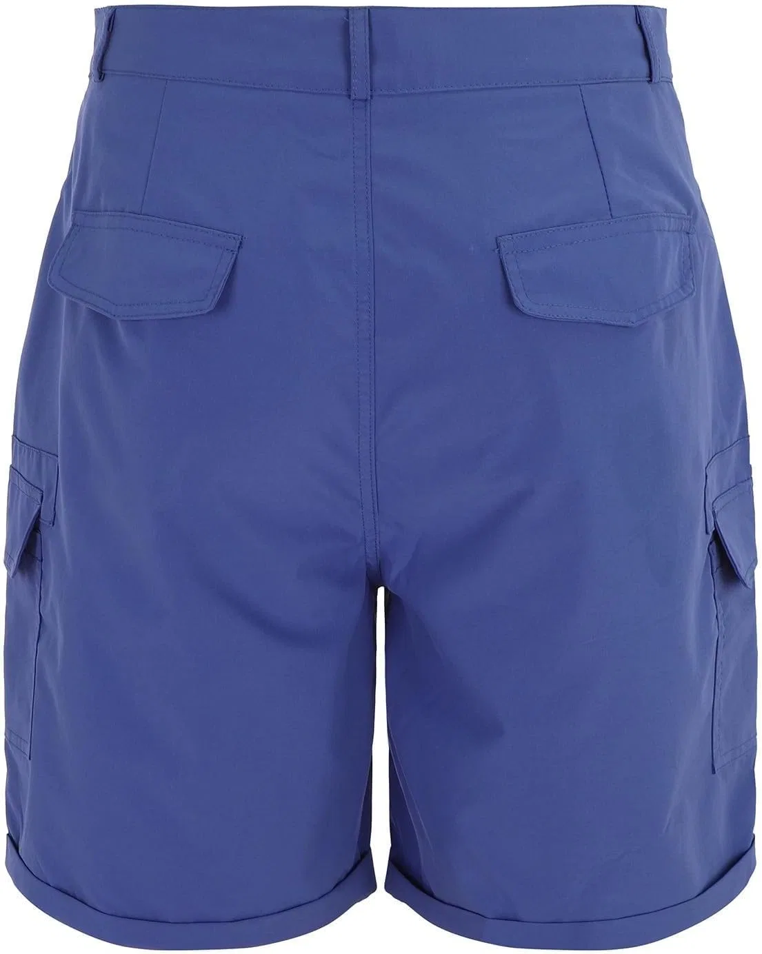 Женские карго шорты свободные бермуды со складками Cargo Shorts, Blue — фото 2