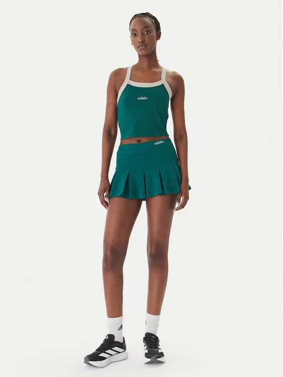 Топ slim fit Seasonal Essentials Colorpop Adidas, зеленый — фото 2