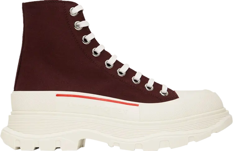 

Кроссовки Alexander McQueen Tread Slick Boot Choco, красный