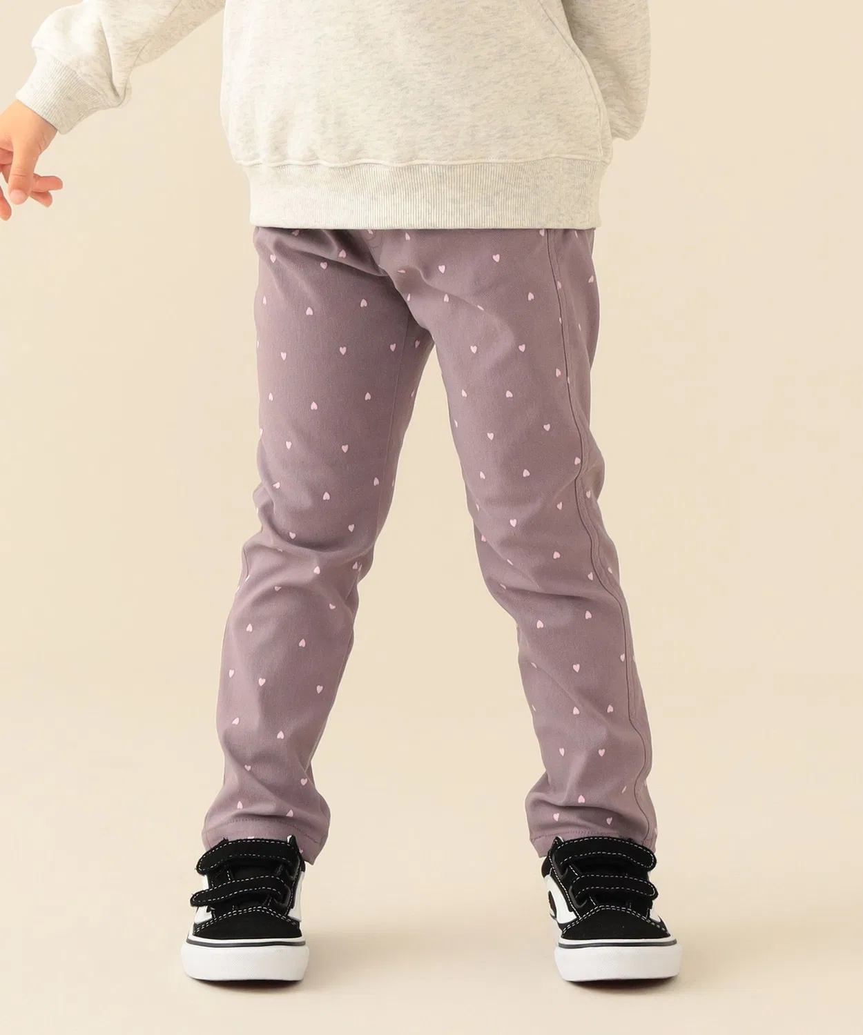 Детские брюки из стрейч-материала с логотипом, модель 2026FW BEAMS mini, Purple