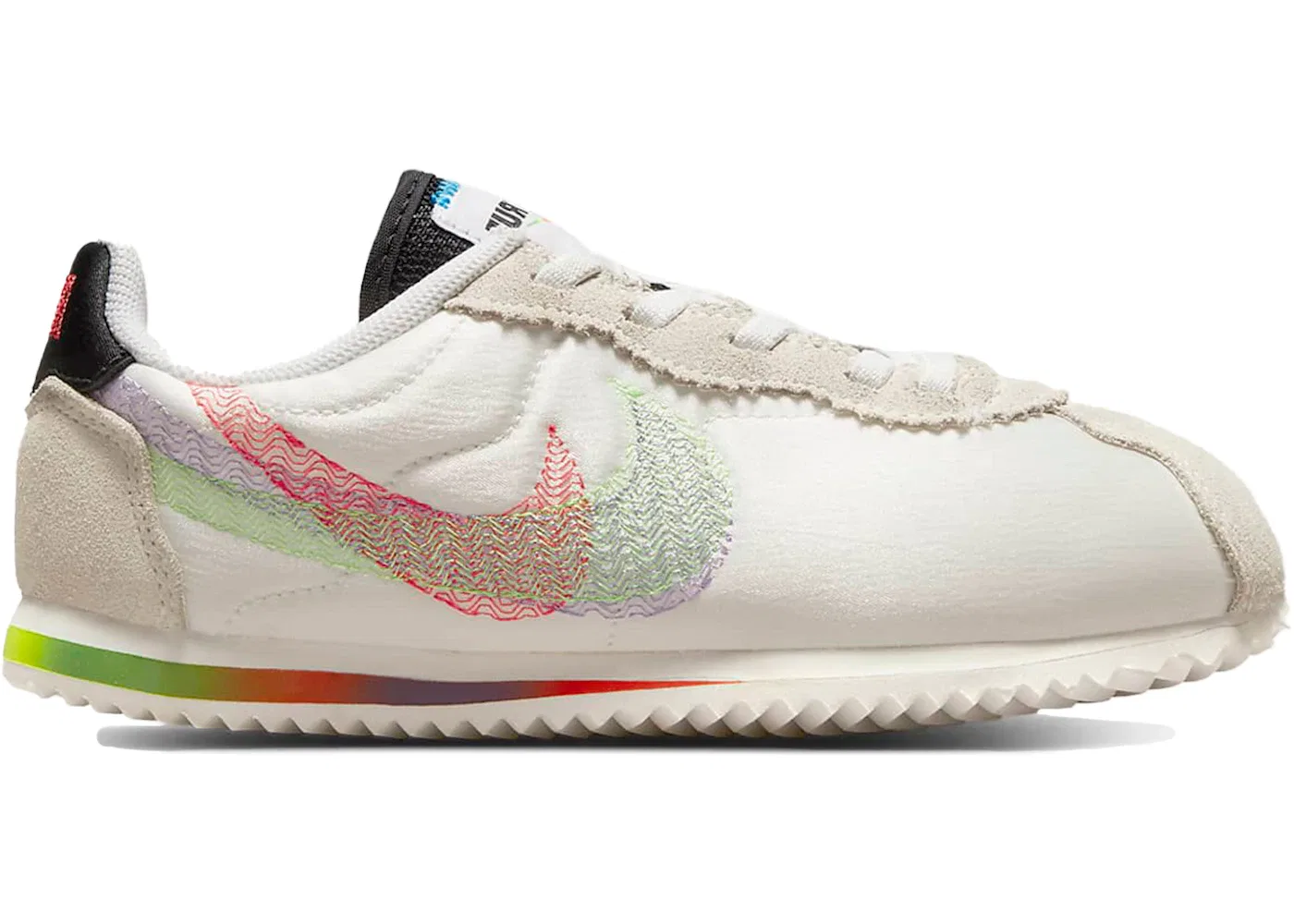 Детские кроссовки Lifestyle Nike Cortez Nike, Summit White/Black/Multi-Color