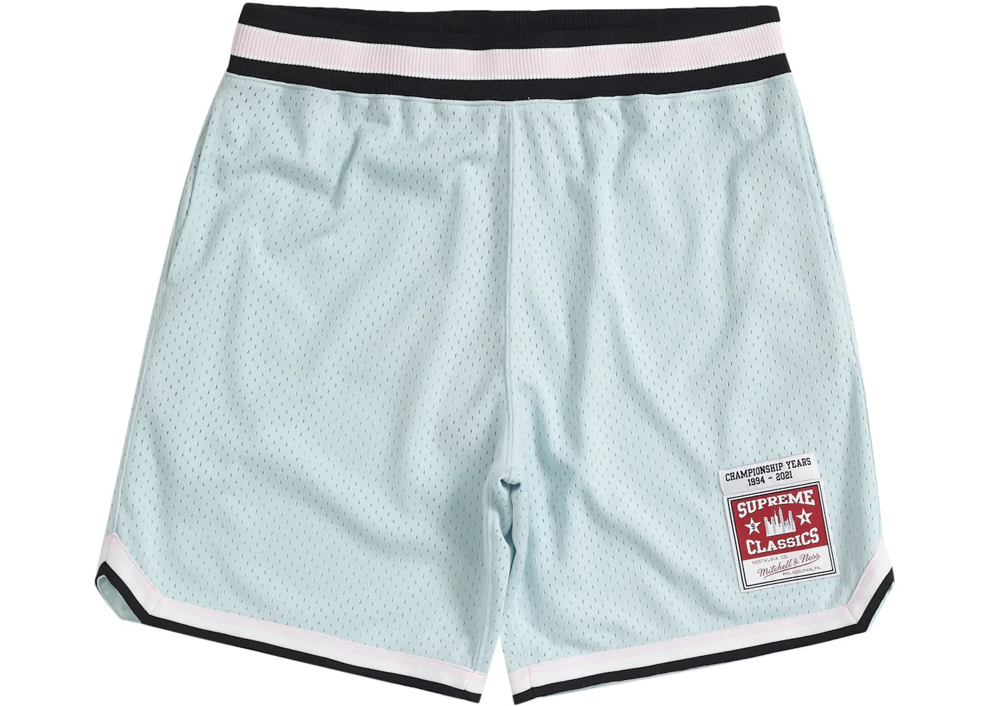 Мужские шорты Supreme Mitchell & Ness Basketball Short, Light Blue