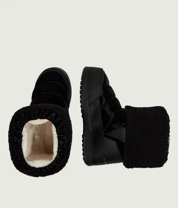 Детские сапоги для девочек на меху Shearling Elisabetta Franchi, черный — фото 3
