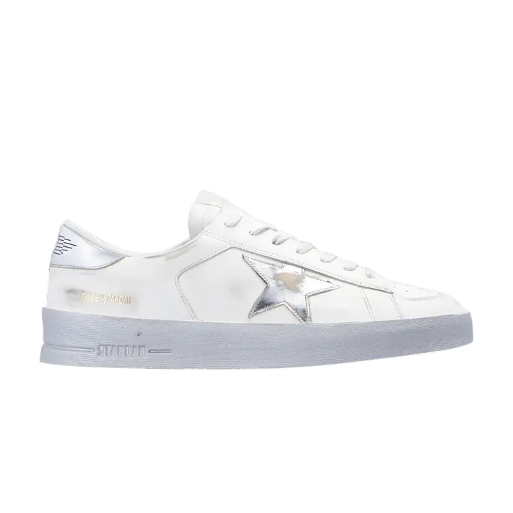 Кроссовки Golden Goose Wmns Stardan White Silver, белый