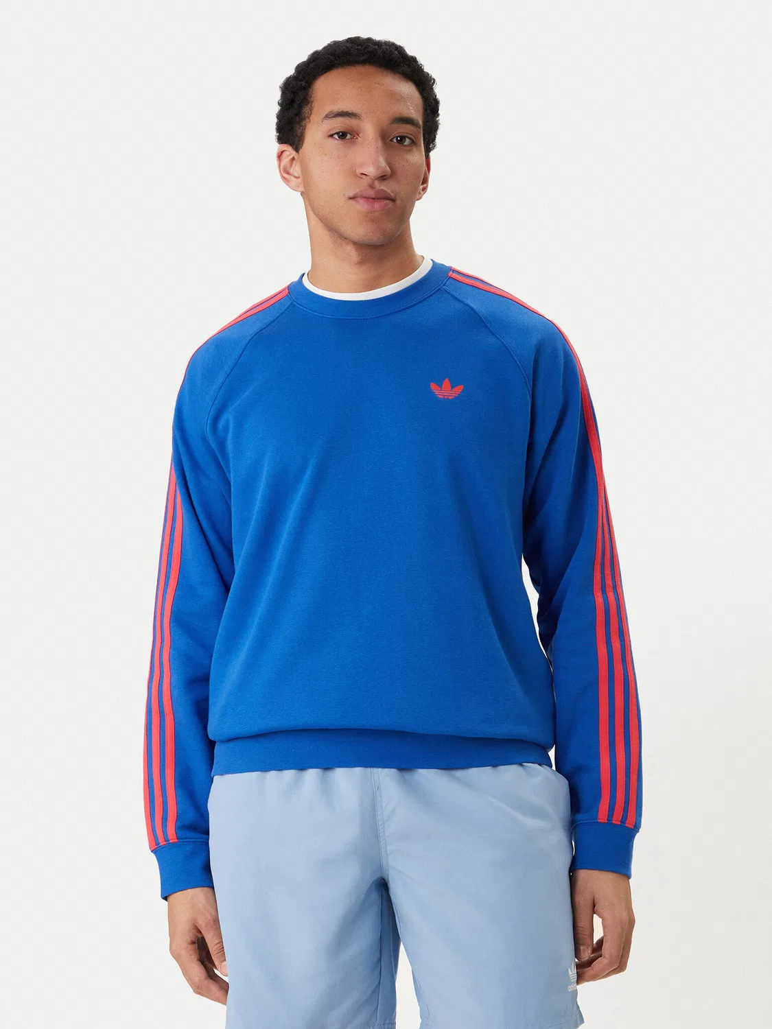 Мужская толстовка стандартного кроя Adidas, синий