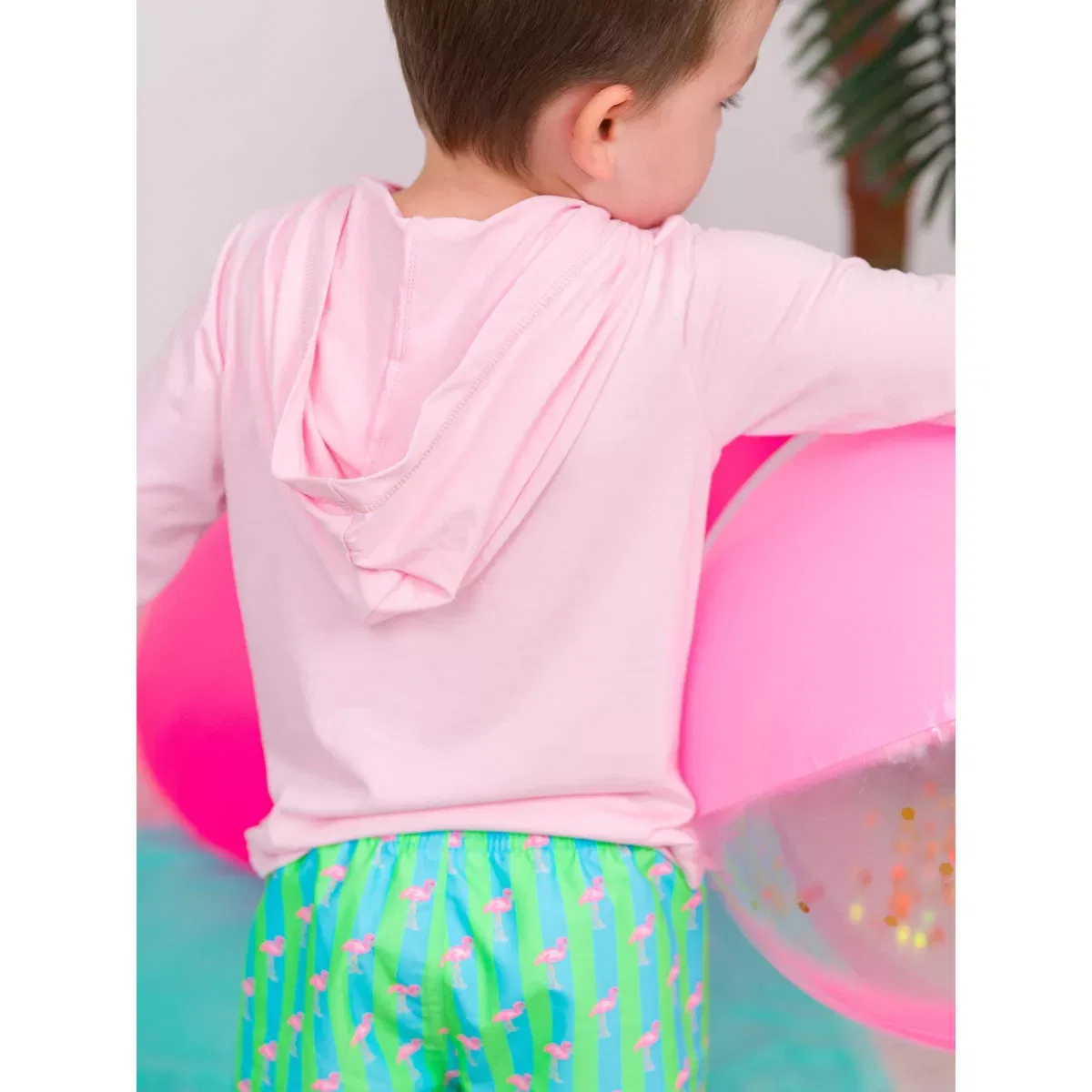 Детское худи с защитой от солнца UPF 50+ RuggedButts, Pink — фото 4
