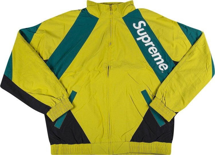 Куртка Supreme Paneled Track Jacket 'Light Gold', золотой — фото 2