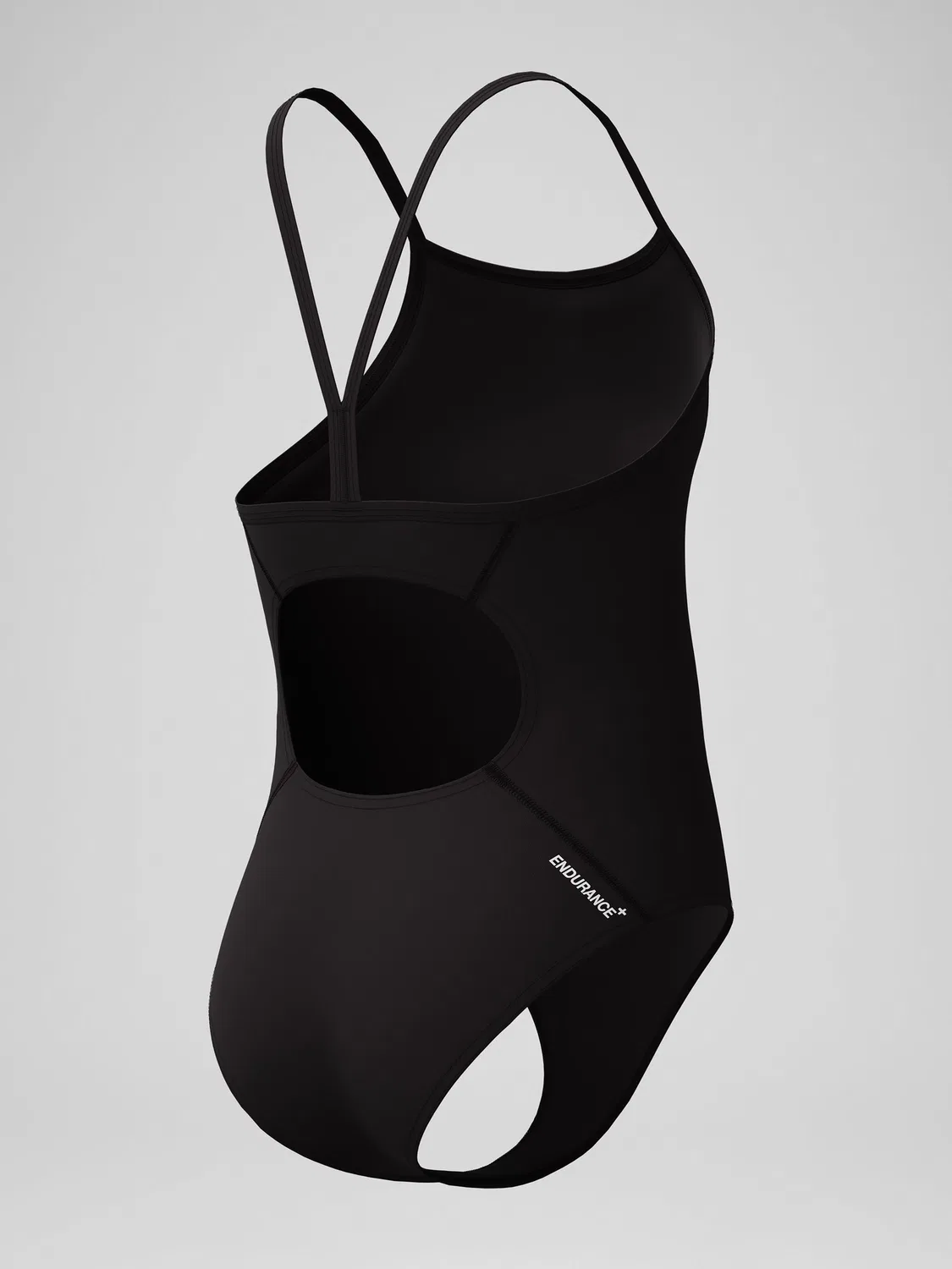 Купальник слитный с тонкими бретелями Speedo, черный — фото 4