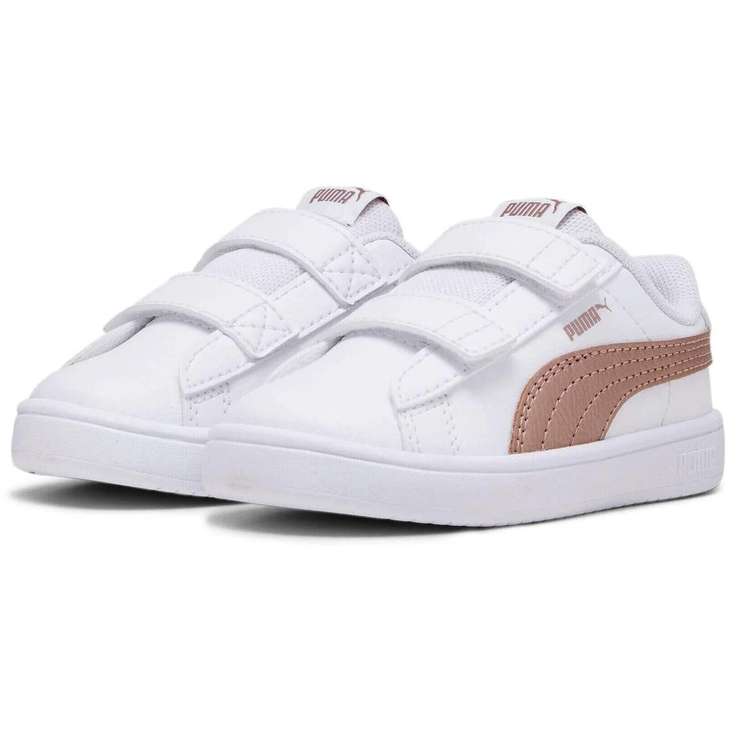 Детские кроссовки из экокожи Puma Rickie Classic V Inf, Weiss — фото 3