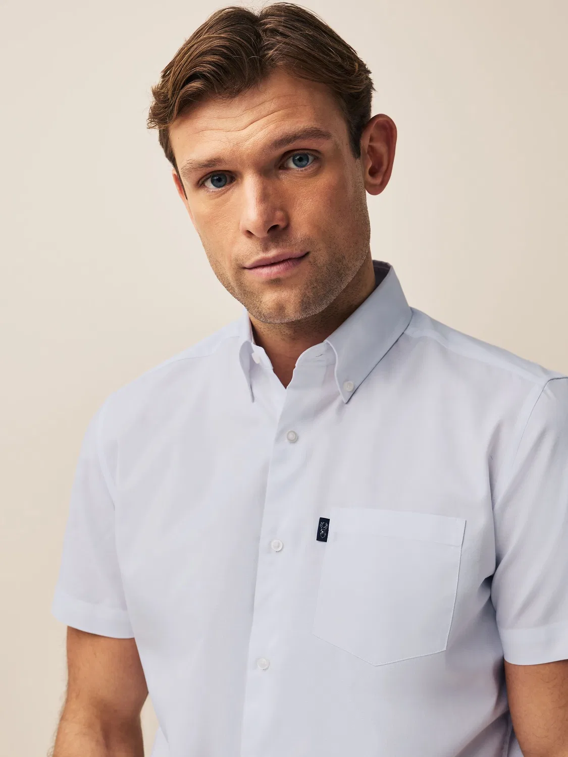 Рубашка оксфорд, Regular Fit, White Next