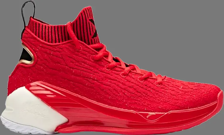 

Кроссовки klay thompson kt4 'college red' 2019 Anta, красный