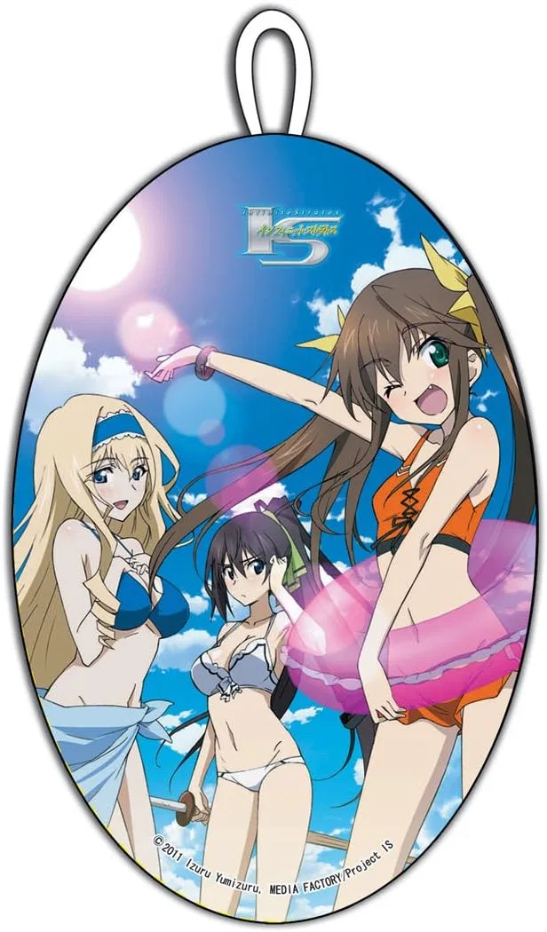 Гель для душа IS (Infinite Stratos), Chara-ani, набор с мочалкой, 18.1 г