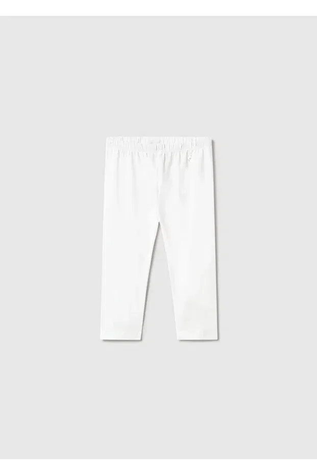 Детские леггинсы для девочек хлопковые Basic Long Tights Mayoral, White