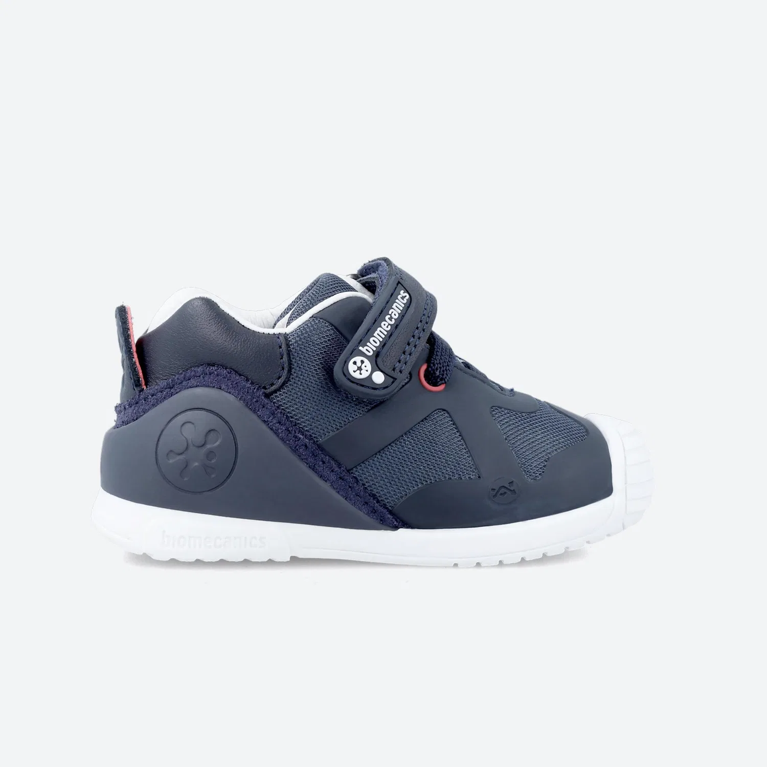 Детские кроссовки с текстile Biomecanics, Navyblau Rosa