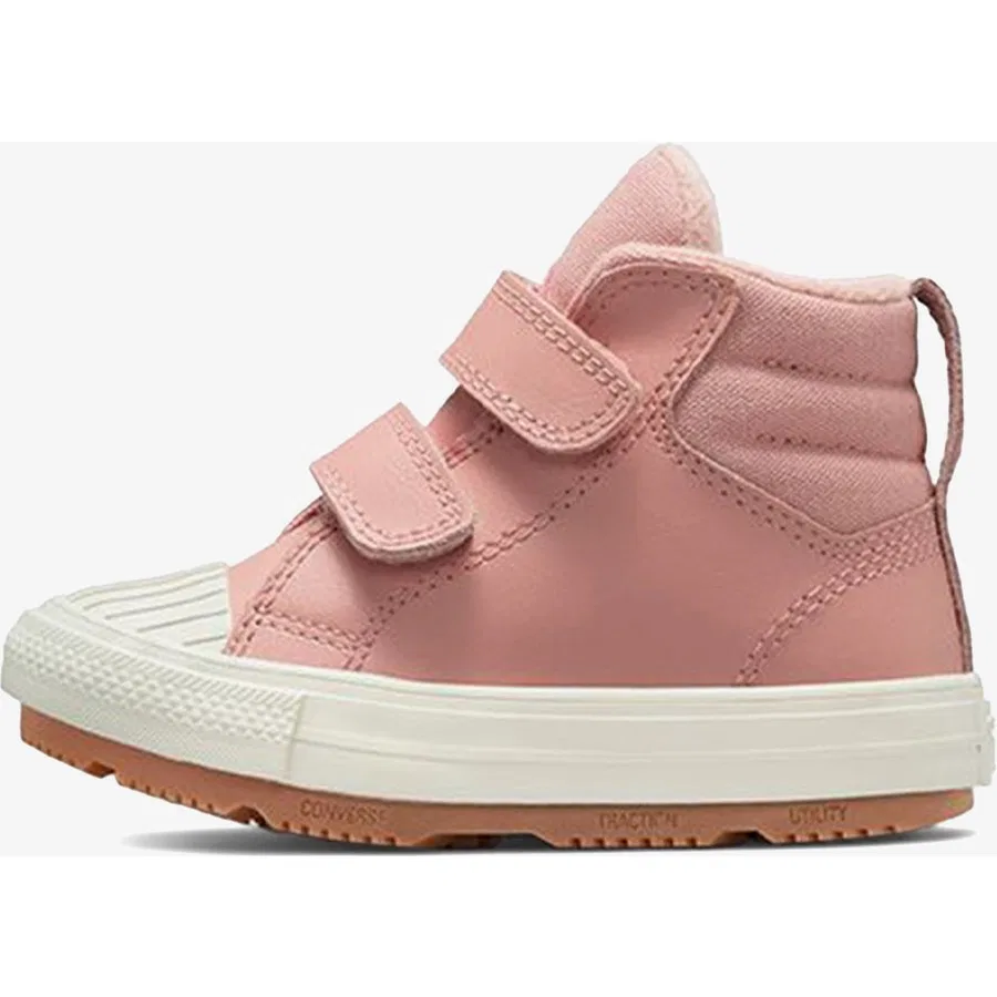 Ботинки детские с дерматином Converse Chuck Taylor All Star Berkshire, Розовый — фото 2