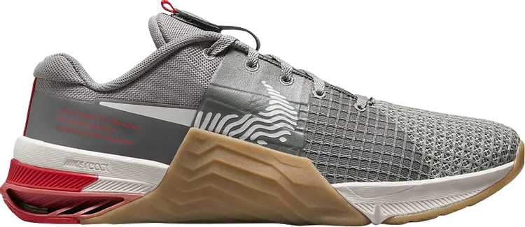 

Кроссовки Nike Metcon 8 'Flat Pewter Light Crimson', серый