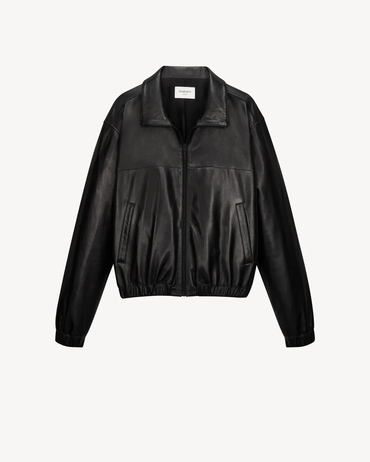 Куртка CASSANDRE из овечьей кожи SAINT LAURENT, коричневый — фото 2