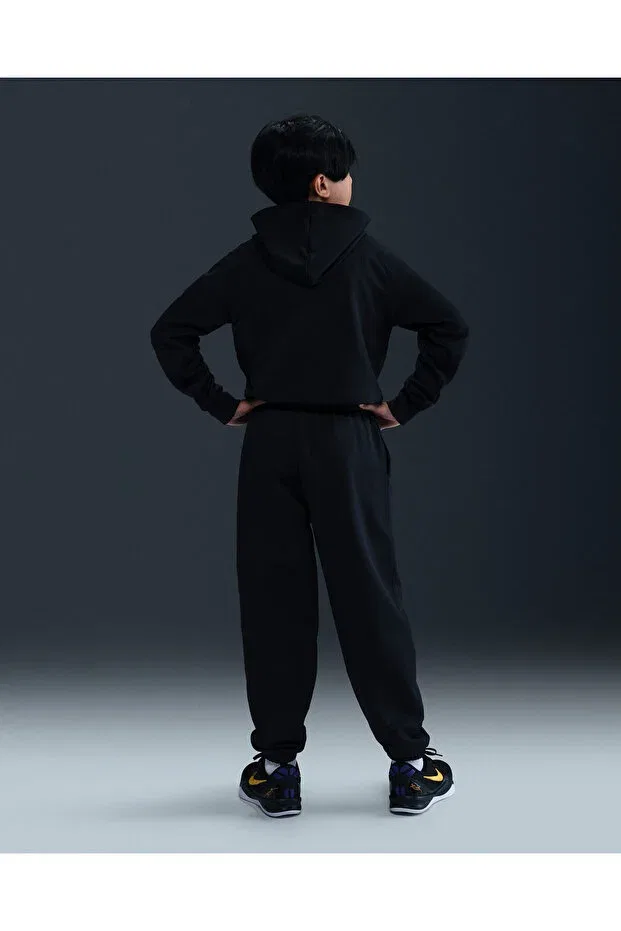 Детские спортивные штаны для девочек с длинным рукавом Kobe therma-fit Nike, Black — фото 4