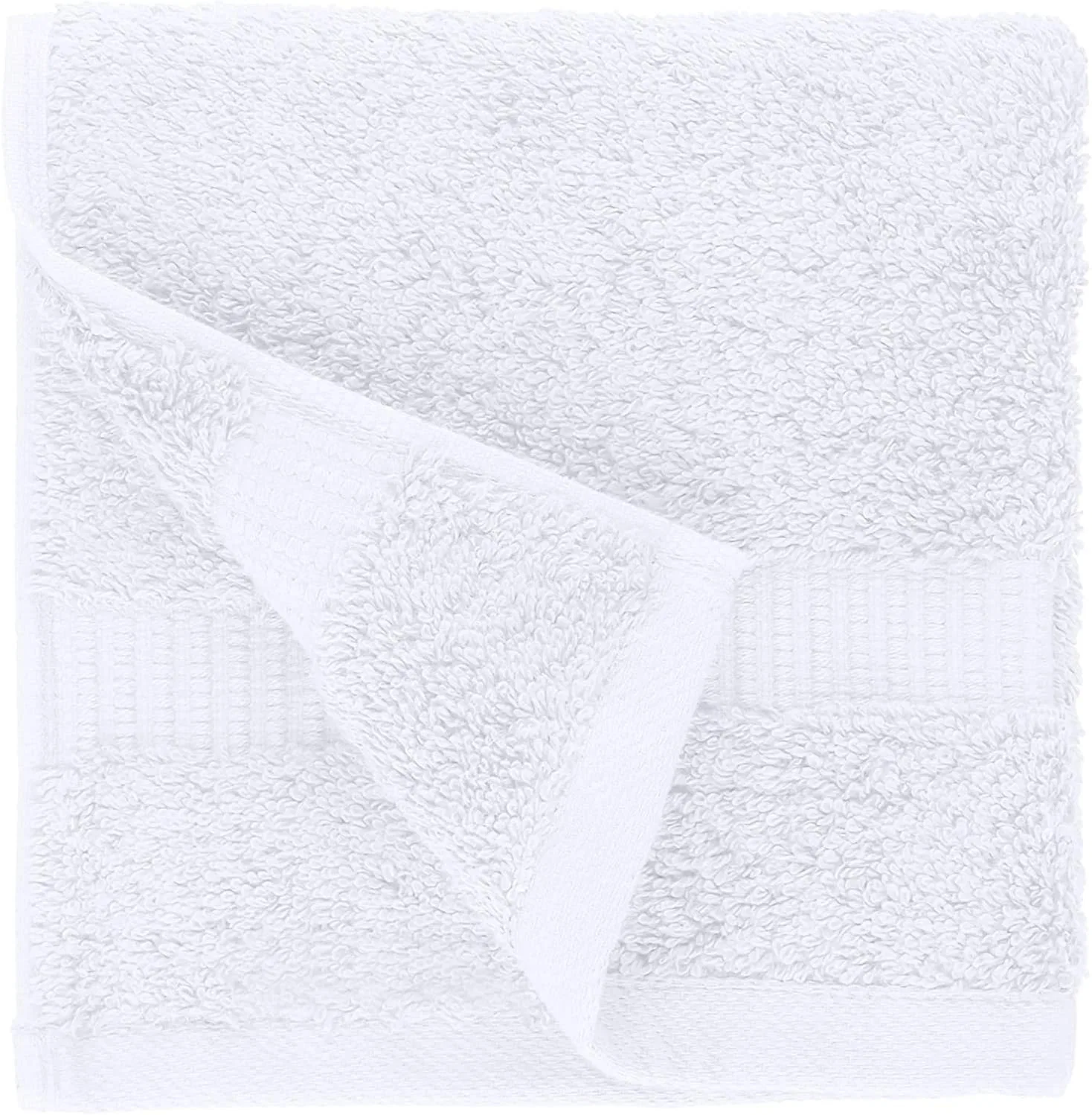Мочалка хлопковая SHOPBEDDING, Набор 60 шт, 30.5x30.5 см, Белый — фото 2