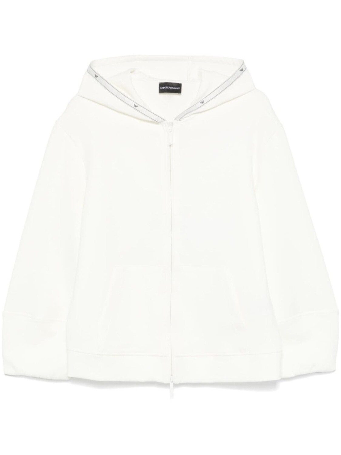 

Emporio Armani толстовка на молнии с капюшоном, белый