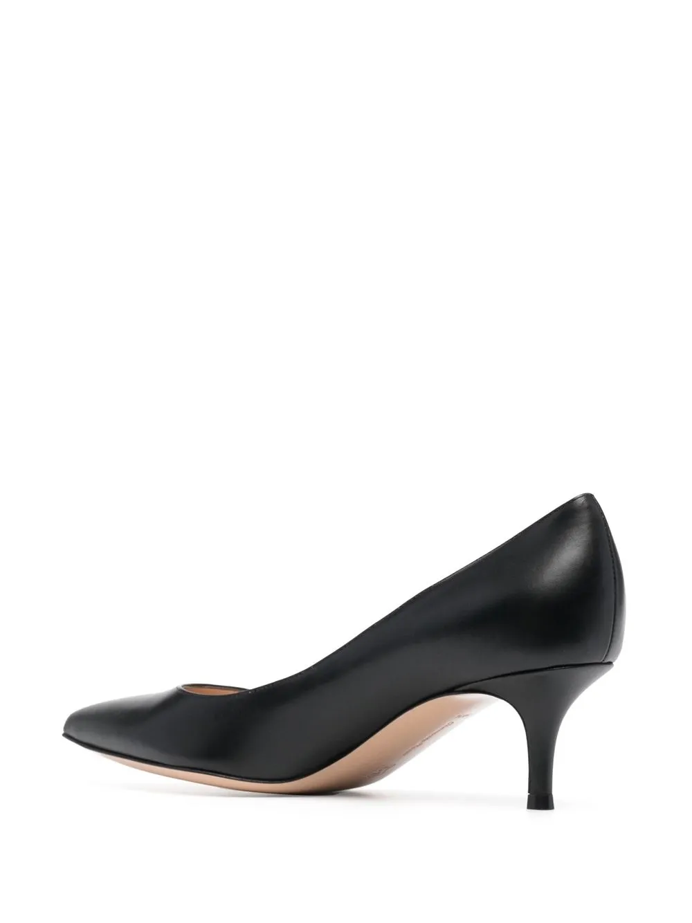 Туфли-лодочки с заостренным носком Gianvito Rossi, черный — фото 3