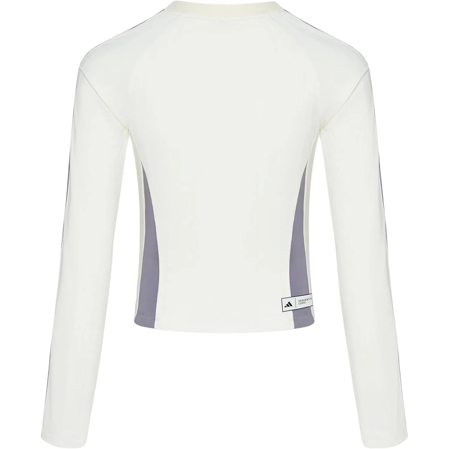 Женская футболка Tiro Long-Sleeve T-Shirt Asia Sizing 'Off White' adidas, Off White — фото 2