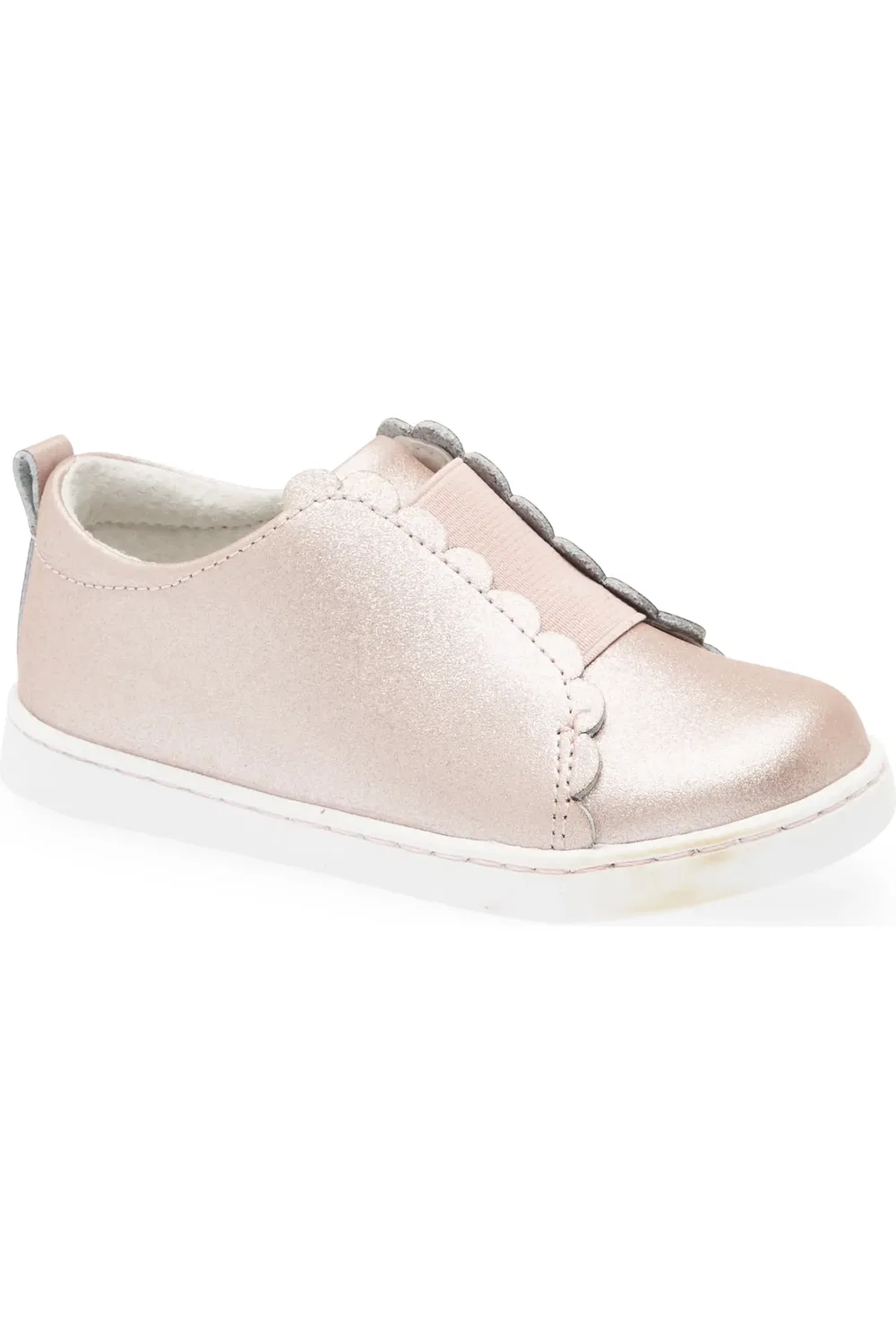 Кроссовки детские повседневные на шнуровке Phoebe L'AMOUR, Glitter Pink