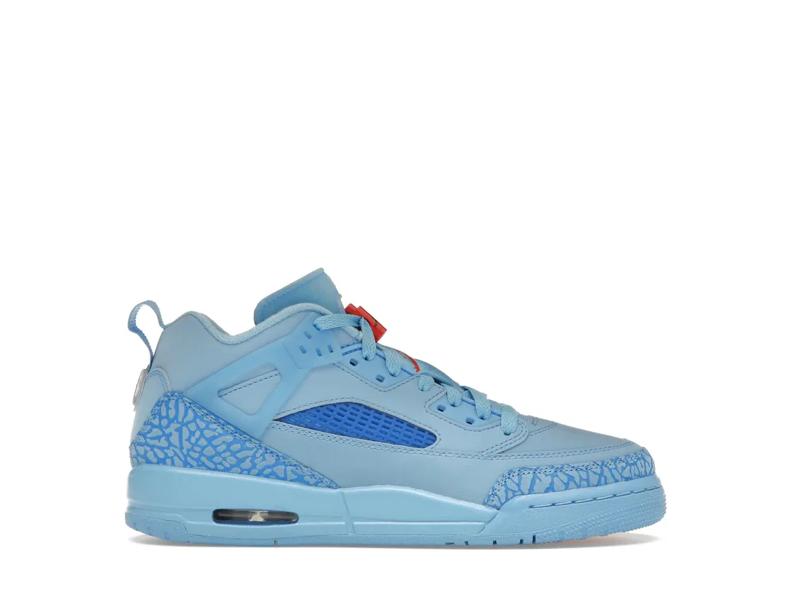 Детские кроссовки Lifestyle Jordan Spizike Low Jordan, Football Blue/Fountain Blue/University Red