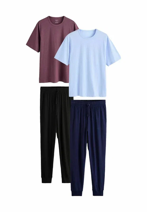 Пижамный комплект 100% хлопок Regular fit - short sleeve set 2 pack set Next blue/mauve, синий/лиловый