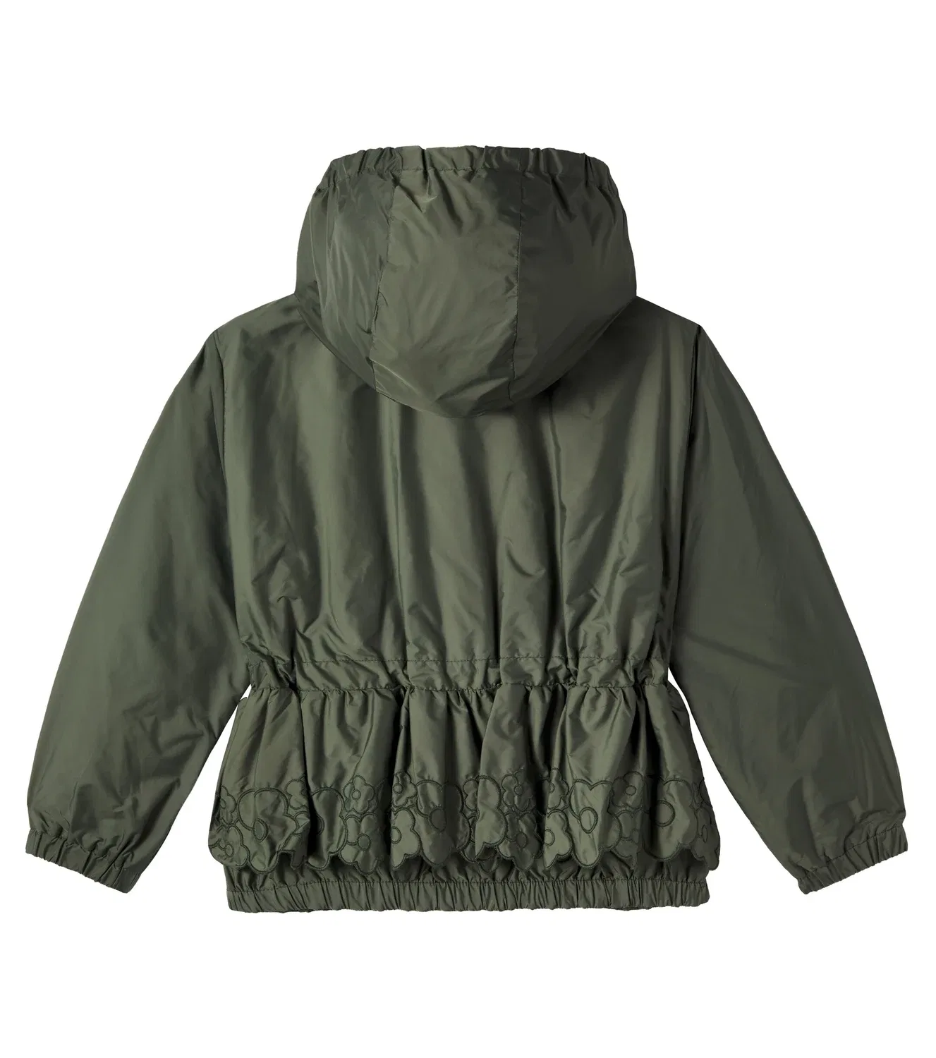 Легкая куртка с капюшоном Manolya Moncler Enfant, зеленый — фото 2