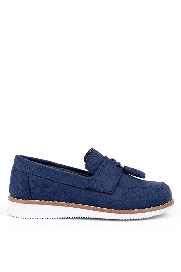 Детские классические туфли для мальчиков из замши Boy'S navy blue suede classic shoes Rıdvan Çelik, Navy Blue — фото 2