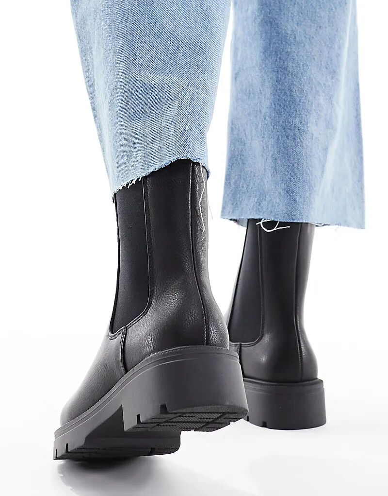 Массивные ботинки челси Schuh Abbie черного цвета — фото 2