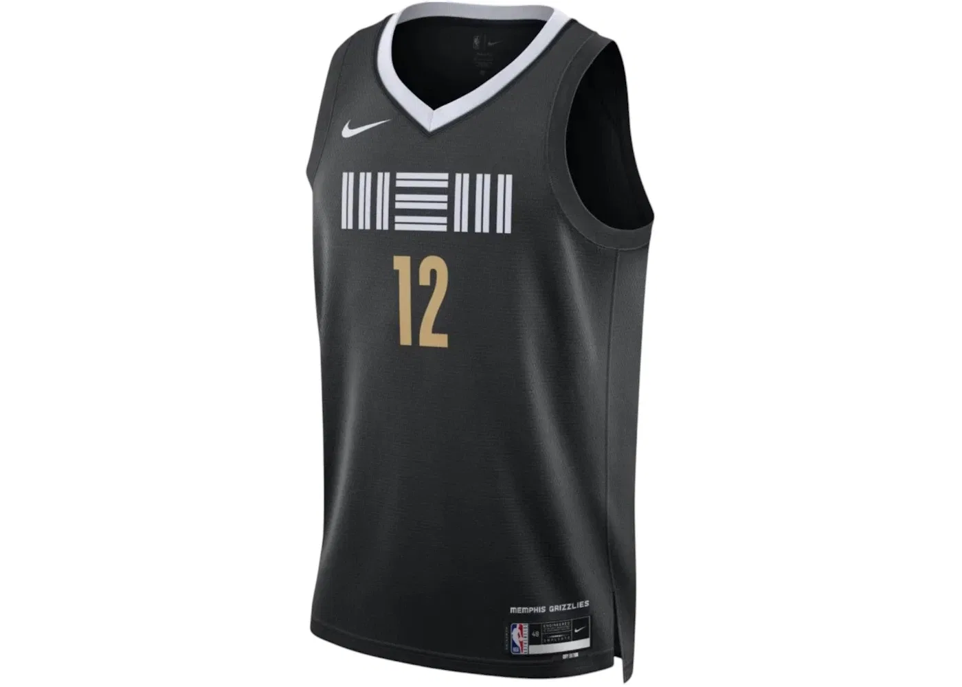Мужская джерси с коротким рукавом Nike Ja Morant Memphis Grizzlies, Black