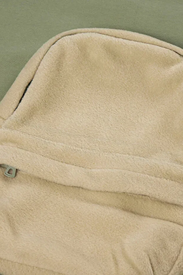 Детская кофта для девочек на молнии с длинным рукавом Panço, Khaki — фото 3