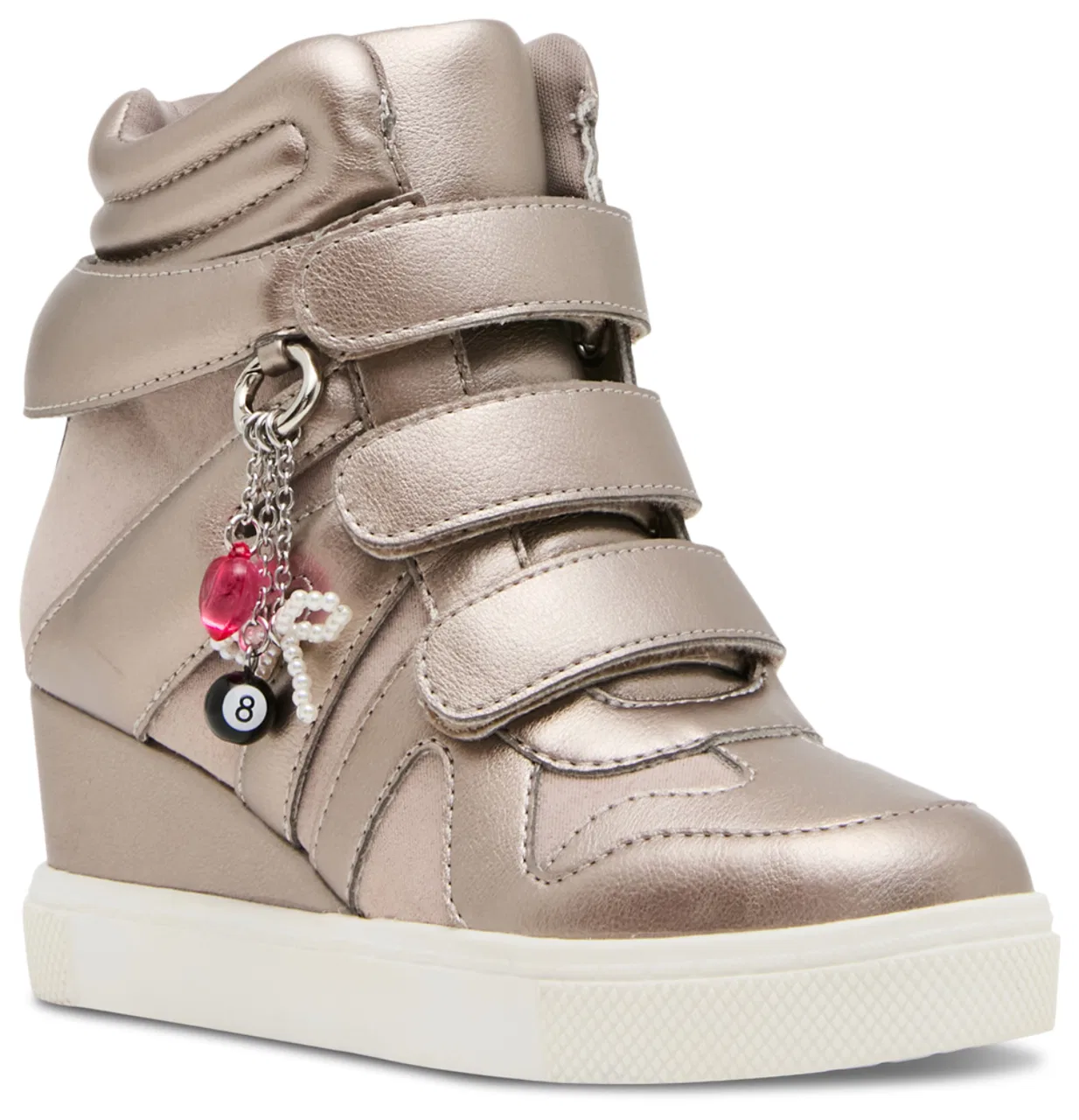 Детские кеды на танкетке JMAVIS Steve Madden, Pewter — фото 2