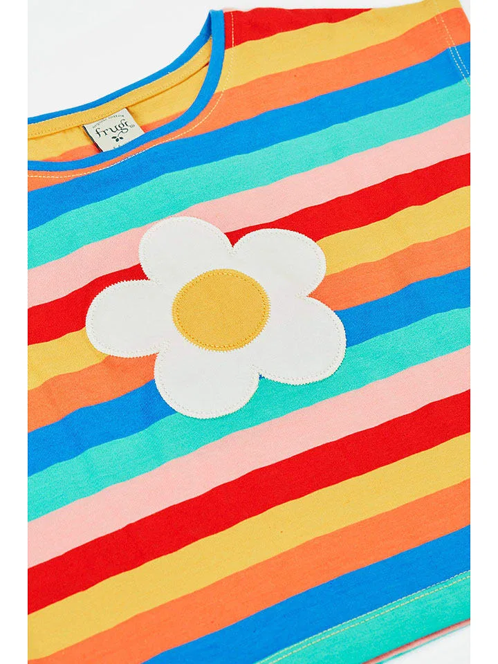 Футболка с принтом Frugi, разноцветный — фото 2