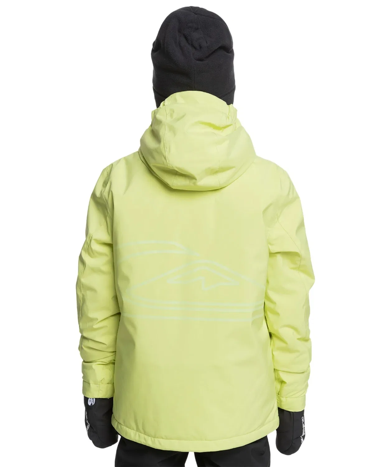 Детская куртка с капюшоном и утеплителем High In The Hood Quiksilver, Yellow — фото 2